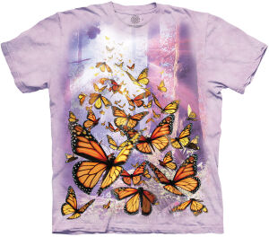 Schmetterling T-Shirt Monarch Butterflies S