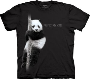 Panda T-Shirt sch&uuml;tzt meine Heimat