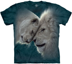 Löwen T-Shirt White Lions Love