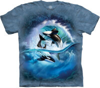Schwertwal T-Shirt Orca Wave M