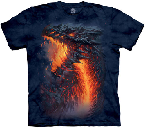 Drachen T-Shirt Lavaborn M