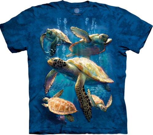 Schildkröten T-Shirt Sea Turtle Family 2XL