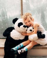 Lustige Panda Kinder Socken 31-34