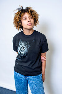 Eulen T-Shirt Shadow Owl 2XL