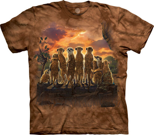 Erdmännchen T-Shirt Meerkat Family