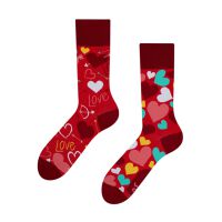 Lustige Herzen Socken