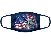 The Mountain Wolf Flag Maske