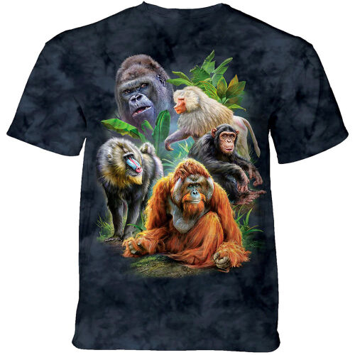 The Mountain T-Shirt Primates Collage M