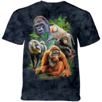 The Mountain T-Shirt Primates Collage L