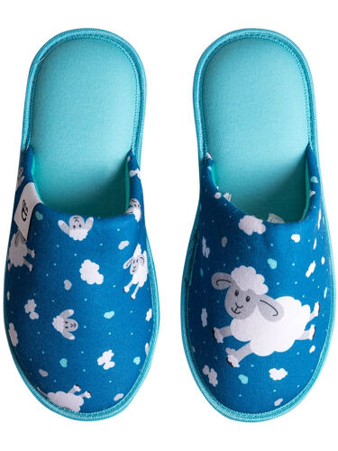 Lustige Dedoles Schafe und Wolken Hausschuhe