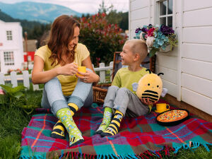 Lustige Bienen Kinder Socken