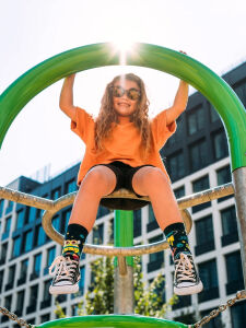 Lustige Alien Kinder Socken