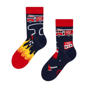Lustige Feuerwehrmann Kinder Socken