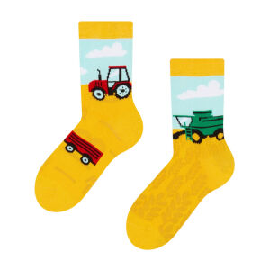 Lustige Traktor Kinder Socken