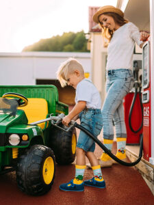 Lustige Traktor Kinder Socken