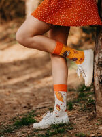 Lustige Igel im Herbst Socken