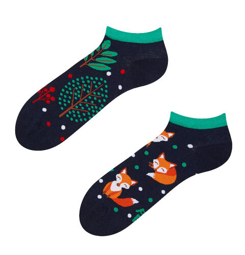 Lustige Dedoles Red Fox Knöchelsocken