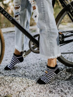 Lustige Dedoles Cats and Stripes Knöchelsocken
