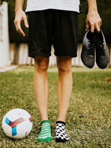 Lustige Dedoles Fußball Knöchelsocken