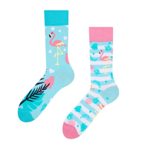 Lustige Dedoles Flamingo Love Socken