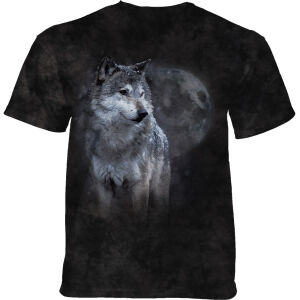 The Mountain T-Shirt Winters Eve Wolf