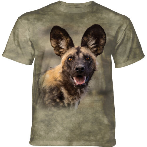 The Mountain T-Shirt African Wild Dog Portrait