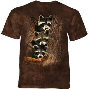 The Mountain Kinder T-Shirt Three Raccoons