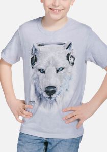 Wolf Kinder T-Shirt White Wolf DJ M
