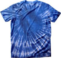 Batik Tie Dye T-Shirt Royal Blue Swirl