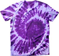 Batik Tie Dye T-Shirt Amethyst Swirl