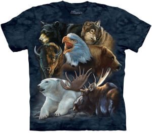 The Mountain T-Shirt Wild Alaskan Collage