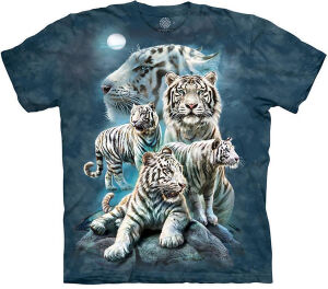 The Mountain T-Shirt Night Tiger Collage