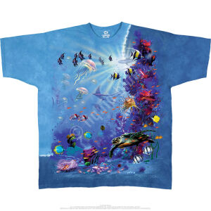 Liquid Blue T-Shirt Tropical Reef