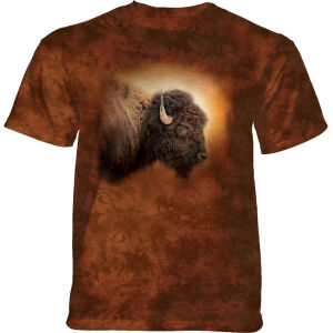 The Mountain T-Shirt Bison Sunset