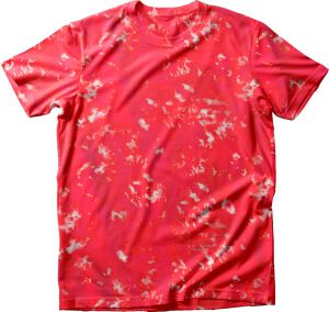 Batik Tie Dye T-Shirt Blotchy Hibiscus