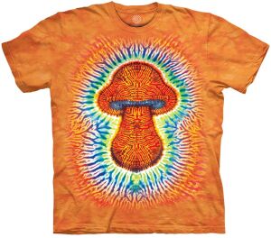 The Mountain T-Shirt Tie Dye Mushroom
