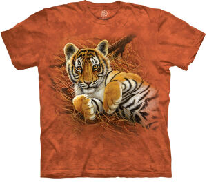 The Mountain Kinder T-Shirt Playful Tiger Cub