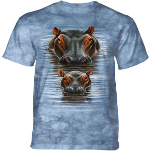 The Mountain T-Shirt Two Hippos