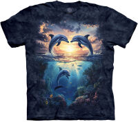 The Mountain T-Shirt Dolphin Love