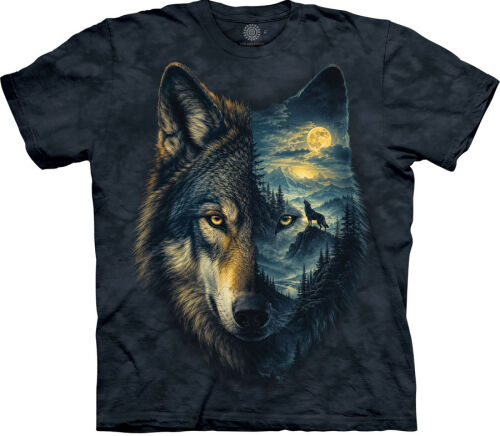 The Mountain T-Shirt Spirit Scape Wolf