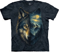 The Mountain T-Shirt Spirit Scape Wolf