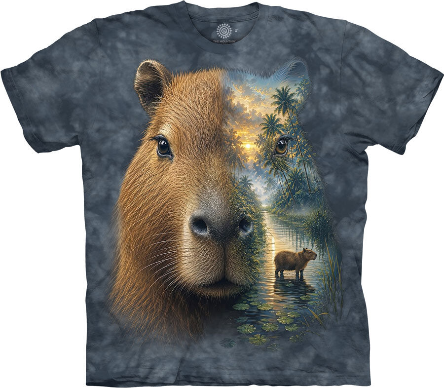 The Mountain T-Shirt Spirit Scape Capybara