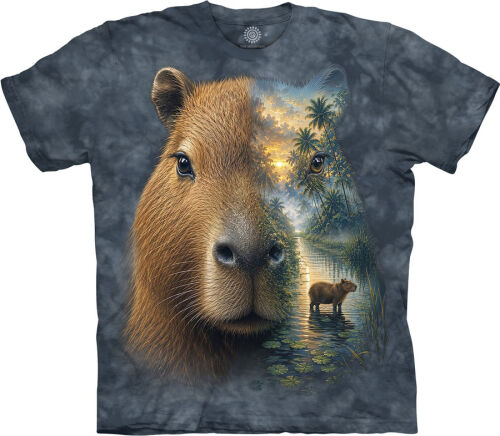 The Mountain T-Shirt Spirit Scape Capybara