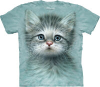 Katzen T-Shirt Blue Eyed Kitten L