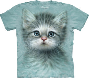 Katzen T-Shirt Blue Eyed Kitten 3XL