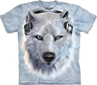 Manimal T-Shirt White Wolf DJ
