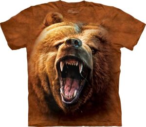 Grizzly T-Shirt günstig kaufen in der Farbe braun