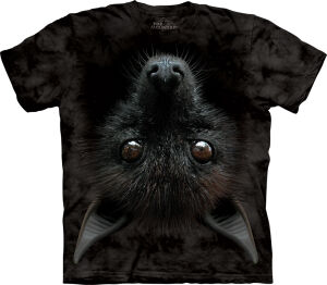 Fledermaus T-Shirt Bat Head L