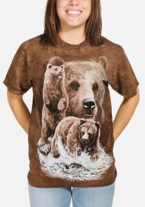 T-Shirt mit 10 versteckten Bären - Bären Such...