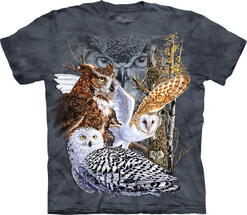 Eulen T-Shirt Find 11 Owls M